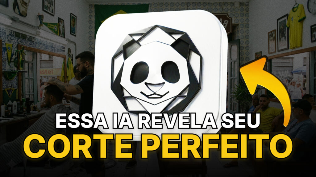 Pandami IA de visagismo que revela o corte perfeito