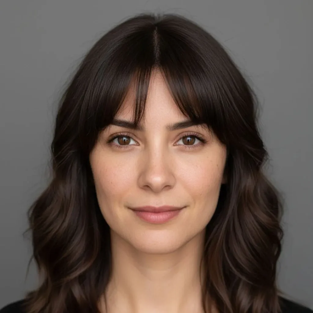 Visagismo feminino para formato de rosto oblongo