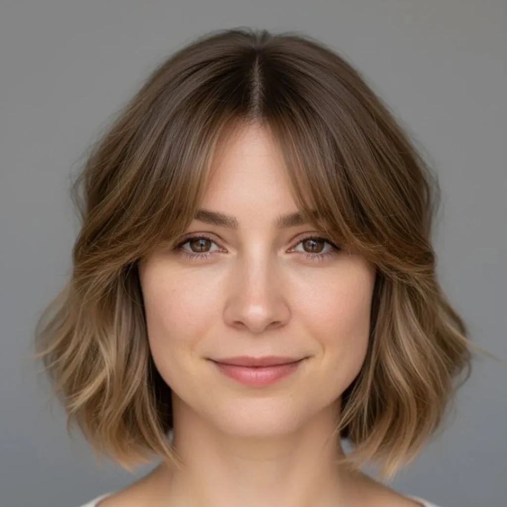 Visagismo feminino para formato de rosto quadrado