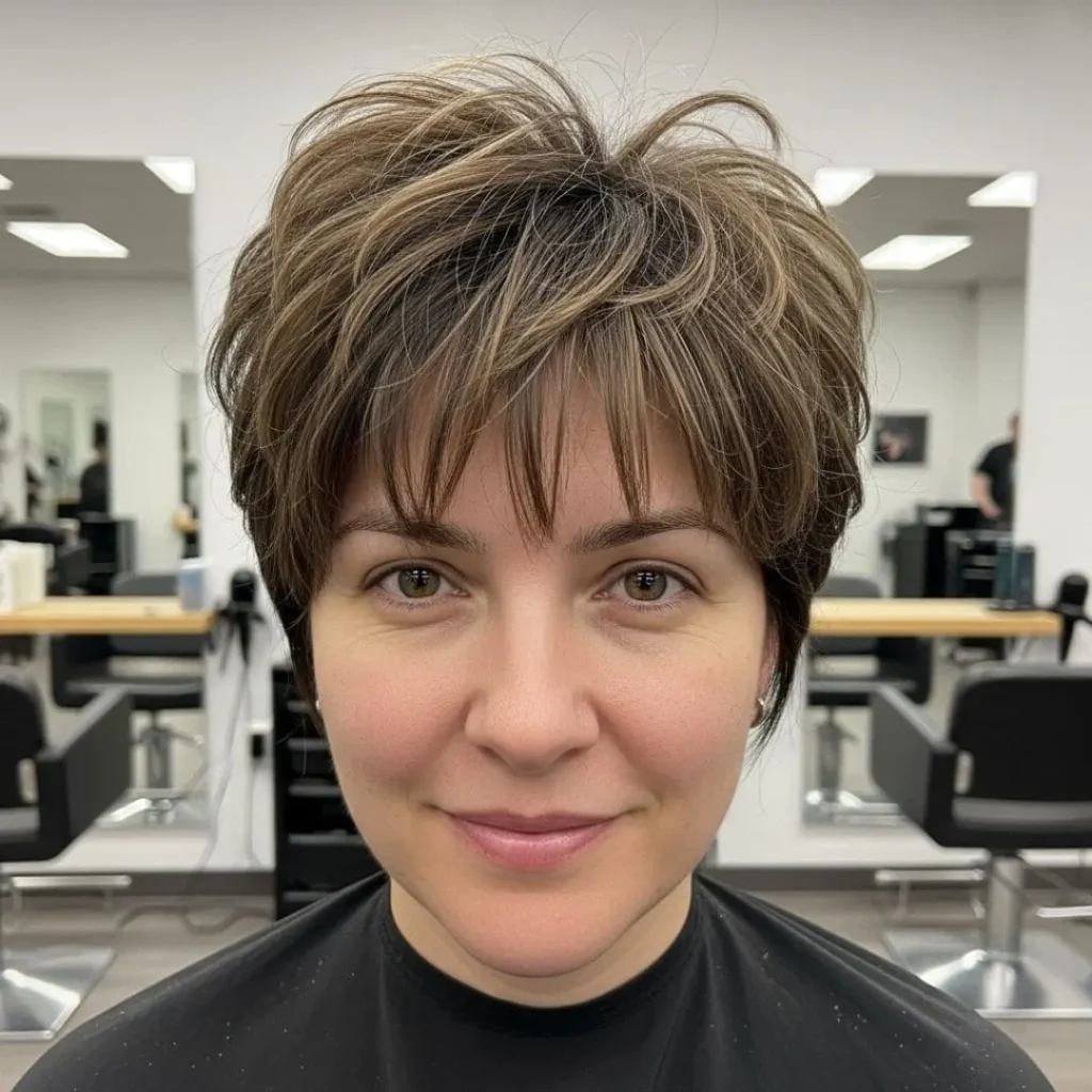 Visagismo feminino para formato de rosto triangular