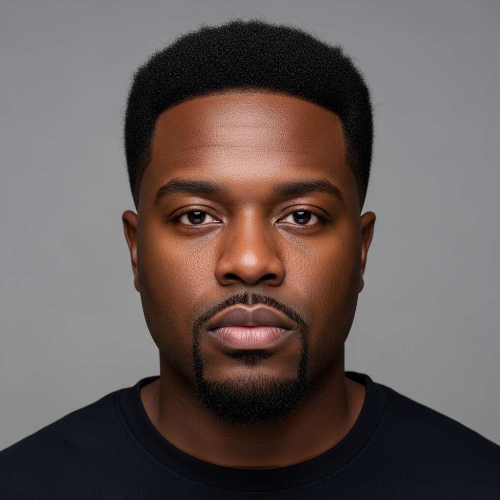 homem com visagismo de barba cavanhaque