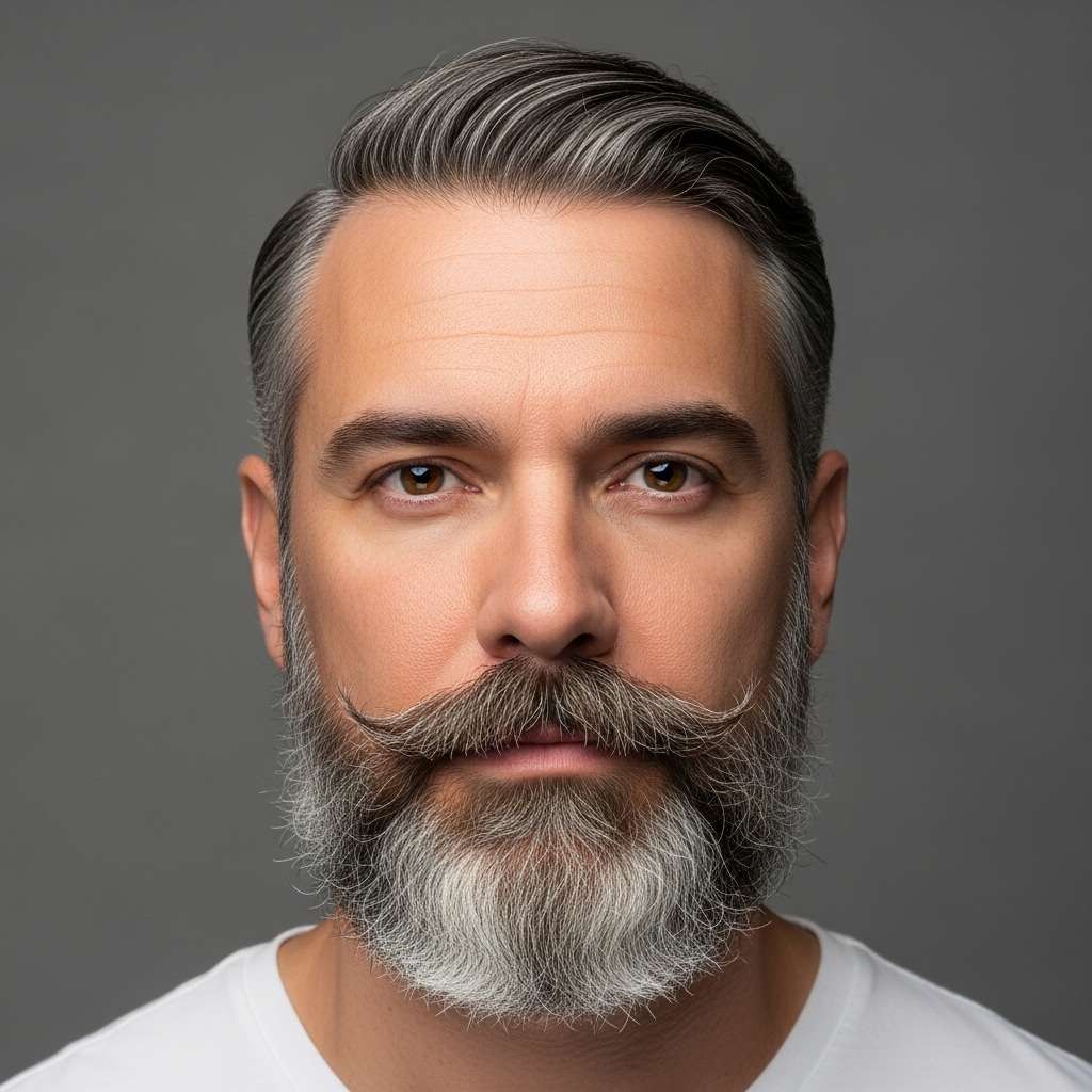 homem com visagismo de barba van dyke