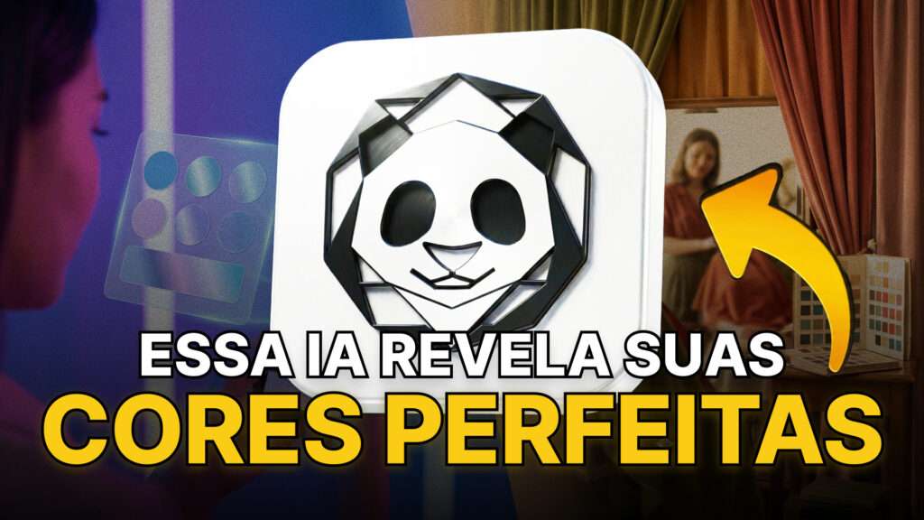 IA da pandami indicando as cores perfeitas na colorimetria com IA