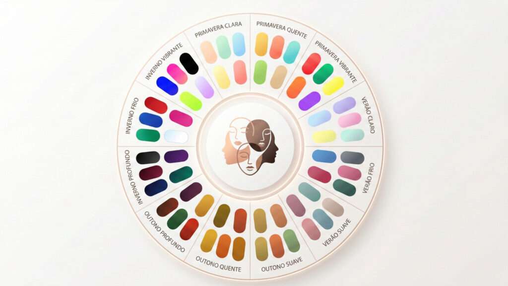 Estações de paleta de cores de colorimetria com IA