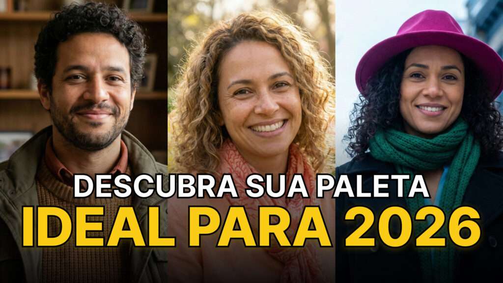 Pessoas com as paletas de cores da sua colorimetria pessoal