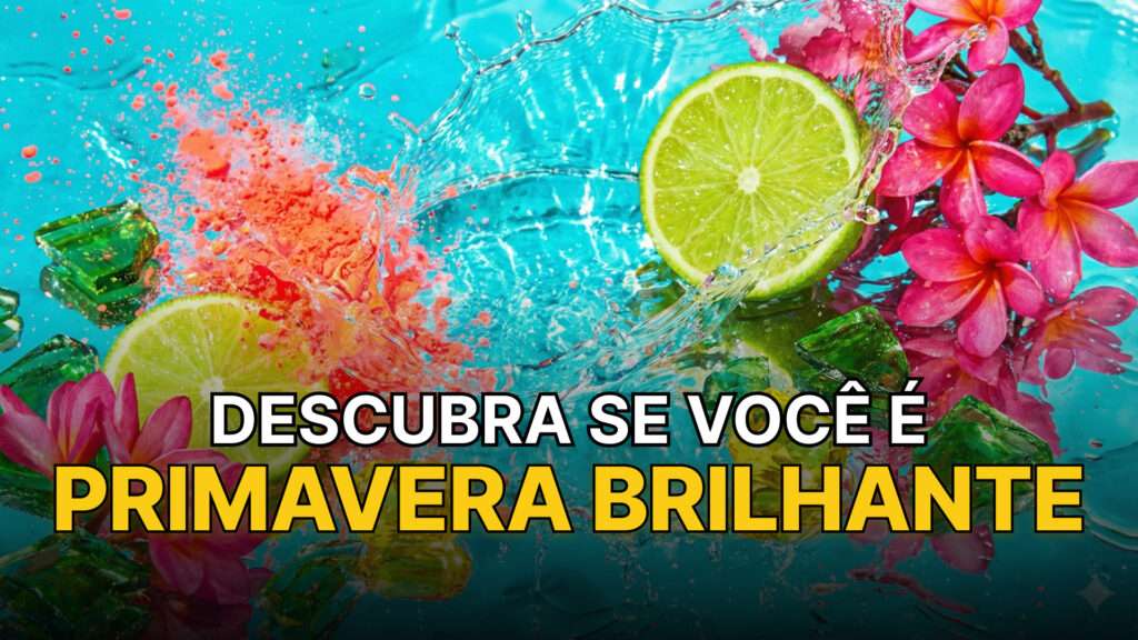 Representação abstrata da paleta de cores da primavera brilhante