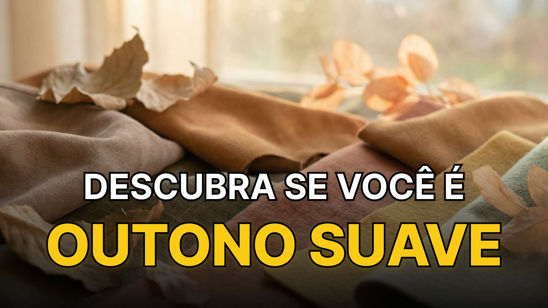 Representação abstrata da paleta de cores da outono suave